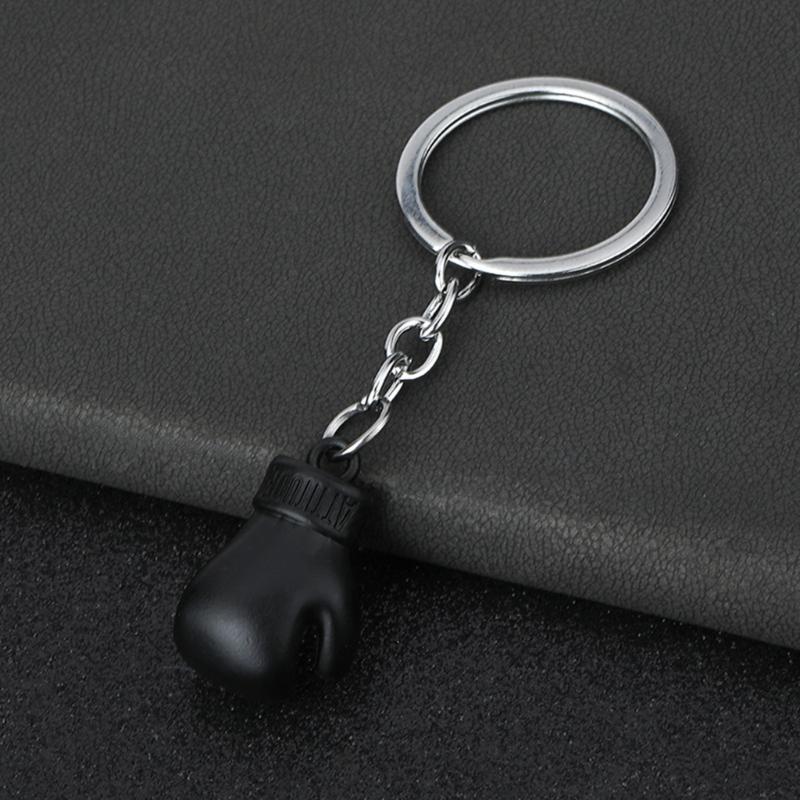 Decorative Boxing Glove Inspired Keychain Featuring Fine Craftsmanship Fighting Gloves Key Organiser Pendant