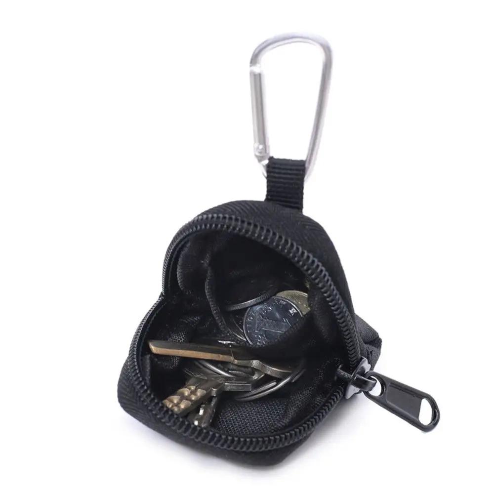 Taktische EDC-Tasche Herrenschlüsselanhängertasche, Reißverschlusstaschendesign, Schlüsseletui Münzaufbewahrung, Outdoor tragbare Schlüsselanhängertasche