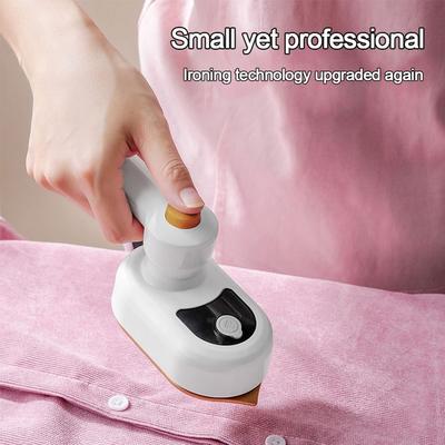 180°Rotatable Micro Steam Iron Gradually Heating Up Travel Steam Iron Travel Steamer  for Clothes