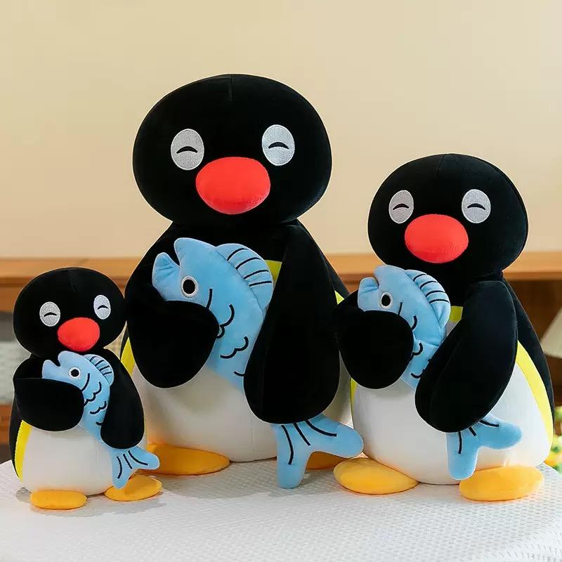 Pingu Plush Playthings Doll Cute Anime Model Desktop Ornaments Collection Plushine Doll Toy Figurine For Kid Birthday Gift