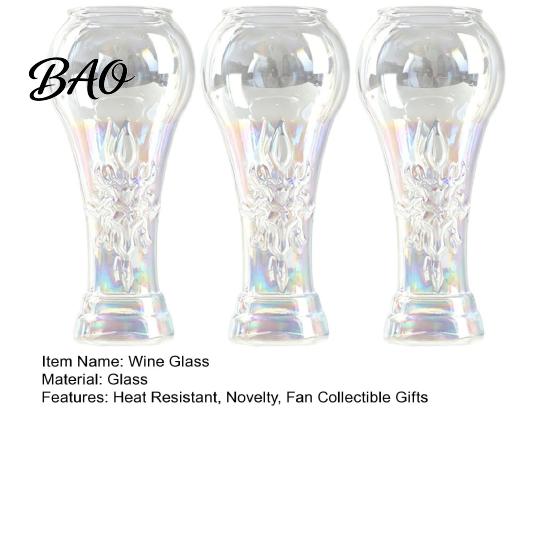 Langlebiger Bierglas-Pokalform-Weinbecher, Hitzebeständiger Krug für Craft-Bier, Transparenter Becher für Saft, Kreatives Pub-Trink-Sport-Party-Glas, Hoch Borosilikat