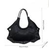 Ladies Personalized Street Shoulder Bag Retro Trendy Cool Bat Large Capacity Handbag
