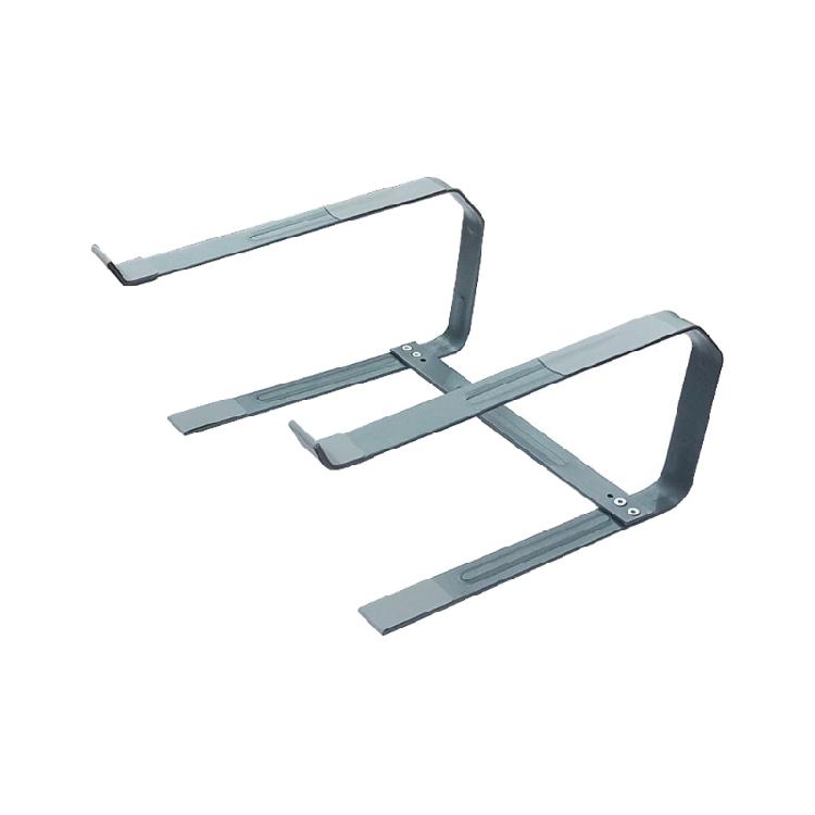 

Cooling Stand Aluminium Portable Laptop Stand Notebook Mount Support Base For Keyboard Book Storage Vertical Holder срібний