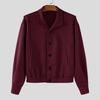 INCERUN Autumn Men Lapel Long Sleeve Buttons Down Jackets Coats