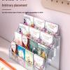 Desktop Bookshelf & Stationery Organizer: Book, Journal, & Postcard Display Rack