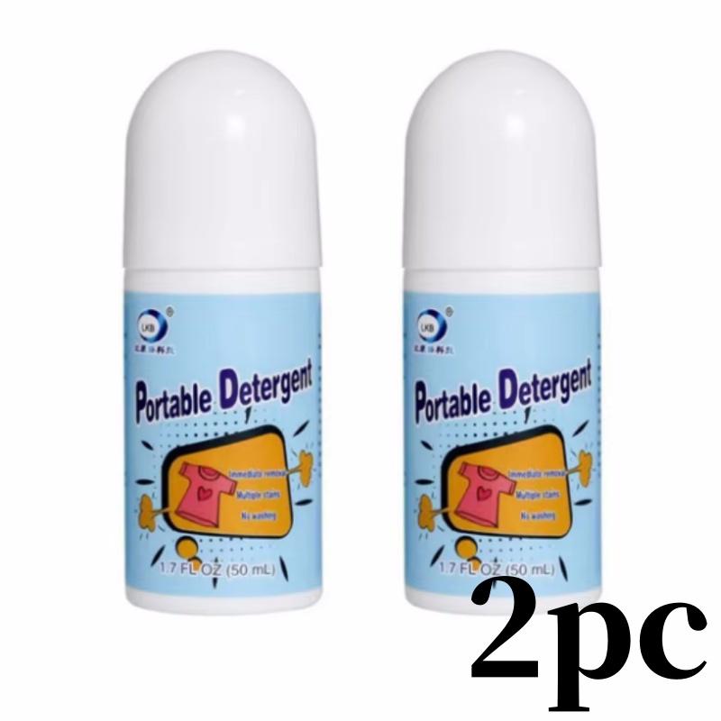 50ml Clothing Stain Removal Rolling Bead Portable Washing-Free Emergency Fast Clear Cleaner for Small Greasy Filth on T-Shirt
