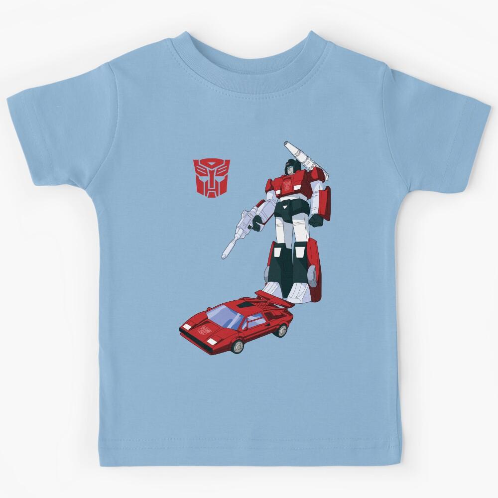 Sideswipe (light coloured T-shirts) Kids T-Shirt 100