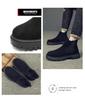 Autumn and Winter Martin Boots Men's High-top Autumn New Korean Version of Matte Leather Chelsea Boots Men's Breathable Mid-top Cigarette Boots