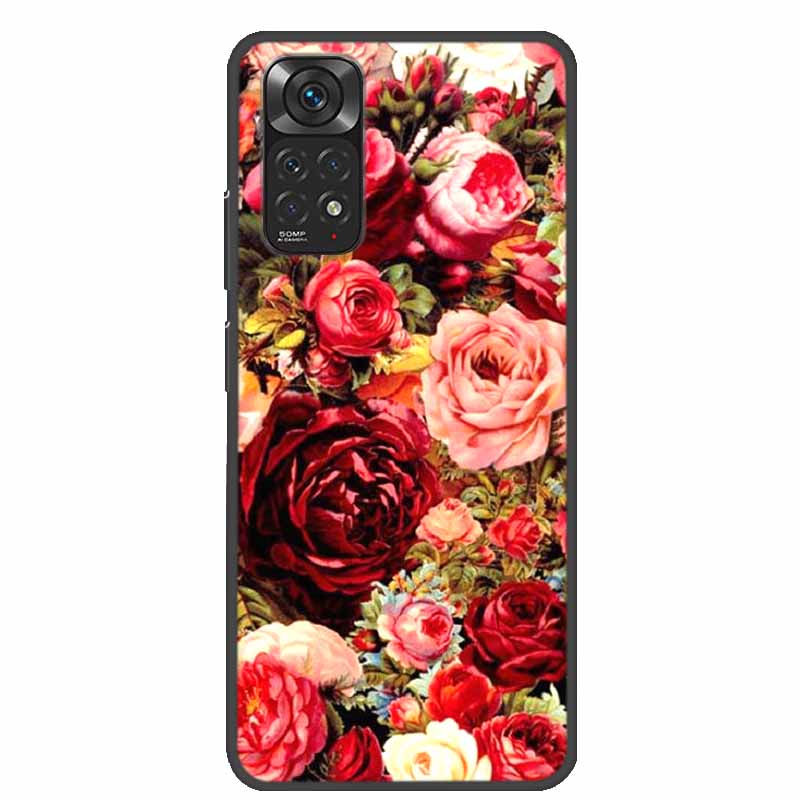 For Redmi Note 11 Cases Note11s Painted Soft TPU Silicone Phone Cases for Xiaomi Redmi Note 11 Pro 5G Cover Coque Note11s 4G Bag