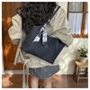 Lychee Pattern Silk Scarf Decorative Tote Bag Women's Shoulder Bag