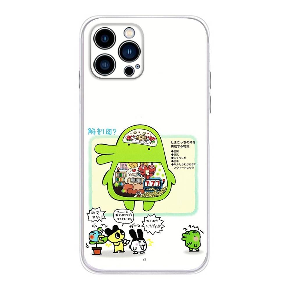 Game T-Tamagotchi K-Kuchipatchi Phone Case For iPhone 17 16,15,14,13,12,11 Plus,Pro,Max,XR,Plus,E,Mini Transparent Soft Cover
