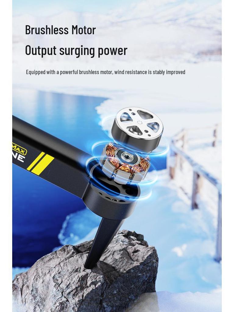K13MAX Brushless Folding Drone with Screen Remote Control, Four-Axis Aerial Photography.