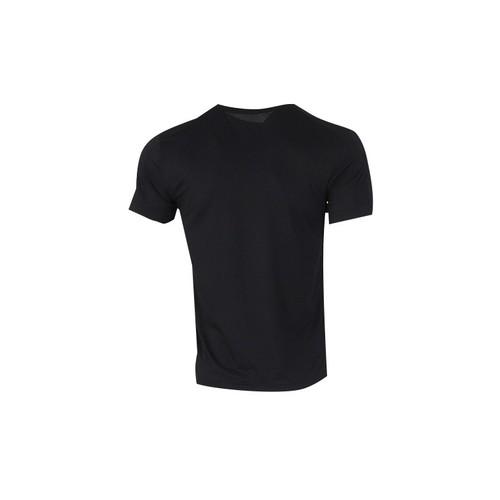 Nike Men's Black Solid Logo T-Shirt