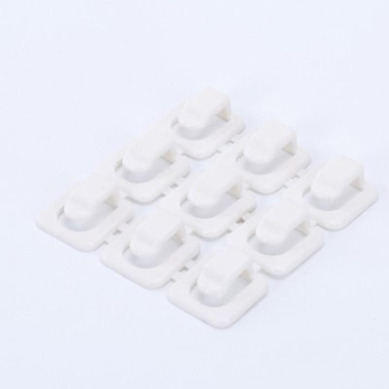 18 szt. Samoprzylepne Klipsy Organizujące Kable Zabezpieczające Klipsy Organizujące Przewody USB Organizator Przewodów Komputerowych Przechowywanie Biurkowe Uchwyt na Przewody