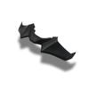 Motorrad Zubehör Schwarz Naked Front Abtriebsspoiler Winglet Aerodynamik Flügel Kit Spoiler Für YAMAHA MT 07 2021 2022 2023