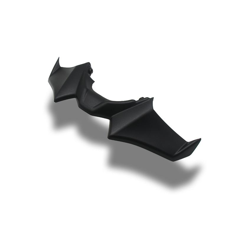 Motorrad Zubehör Schwarz Naked Front Abtriebsspoiler Winglet Aerodynamik Flügel Kit Spoiler Für YAMAHA MT 07 2021 2022 2023