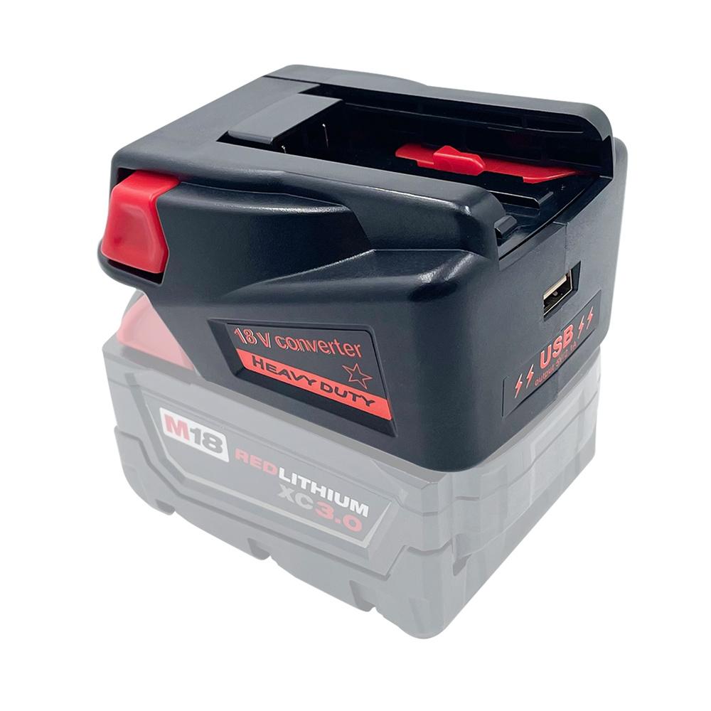 Battery Converter Adapter for Milwaukee M1818V to V18 Li-ion Battery