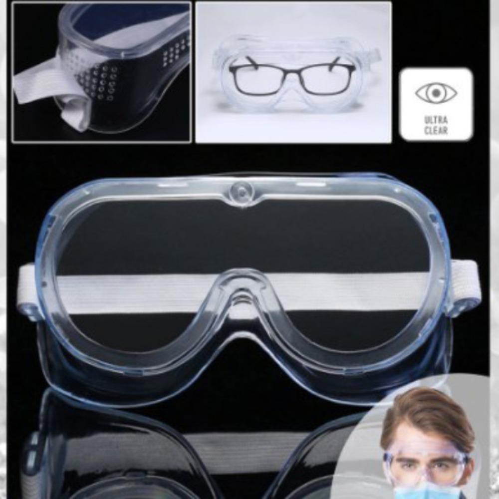 PVC Eye Protection Glasses Transparent Safety Goggles New Porous Windproof Goggles