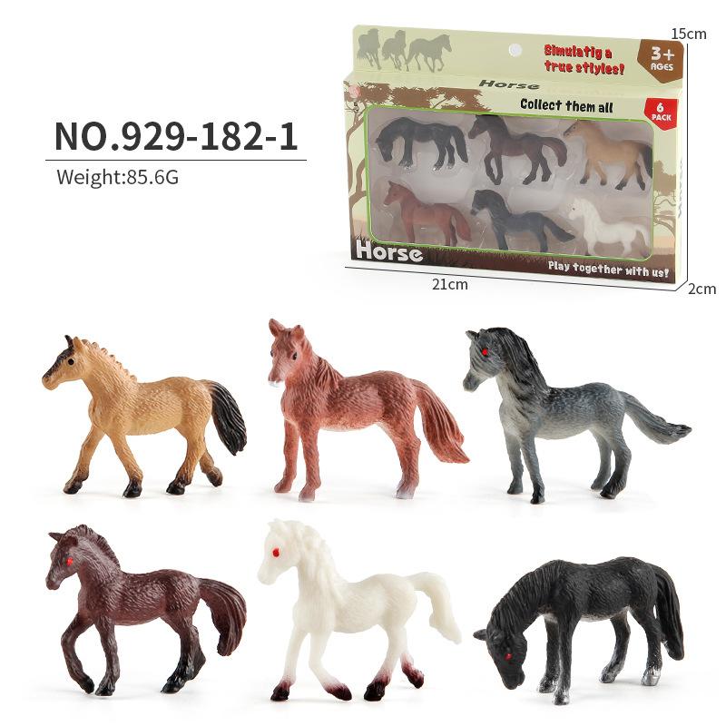 Simulation Frisma Arabian Horse Model Mini 12 World Famous Horse Animal Decoration Static Ornament
