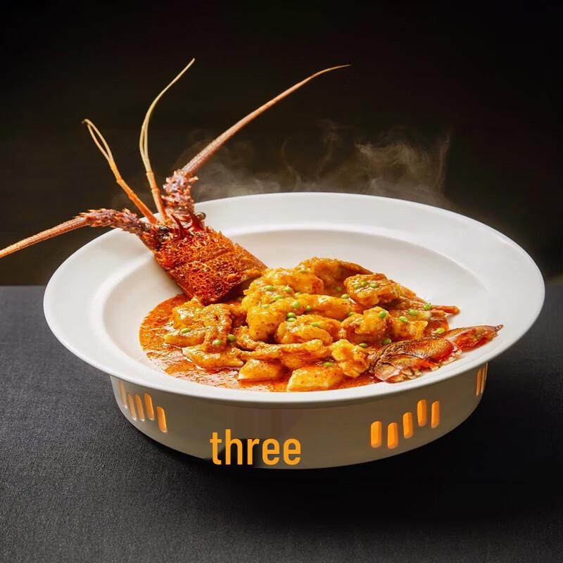 Ceramic Nordic Style Heated Serving Plate with Candle Stove