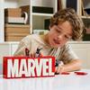 LEGO Marvel Logo & Minifigure Toy, Birthday Gift, Building Blocks, for Boys and Girls, Ages 12, 13, and 14, Elementary School Students, Marvel Goods,