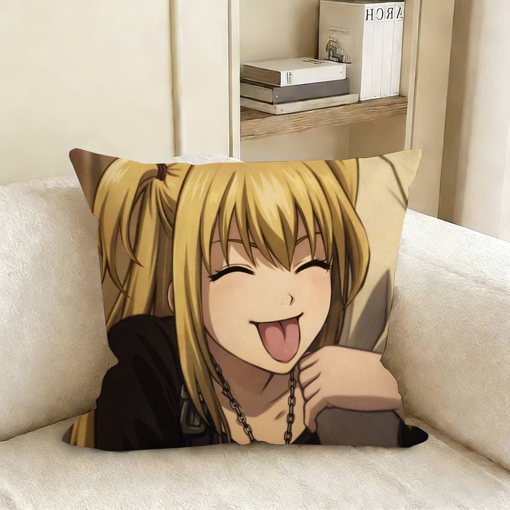 MMisa DDEATH NNOTE AAmane Pillow Cover Sofa Cushion Cover Home Room Decoration Children Gift