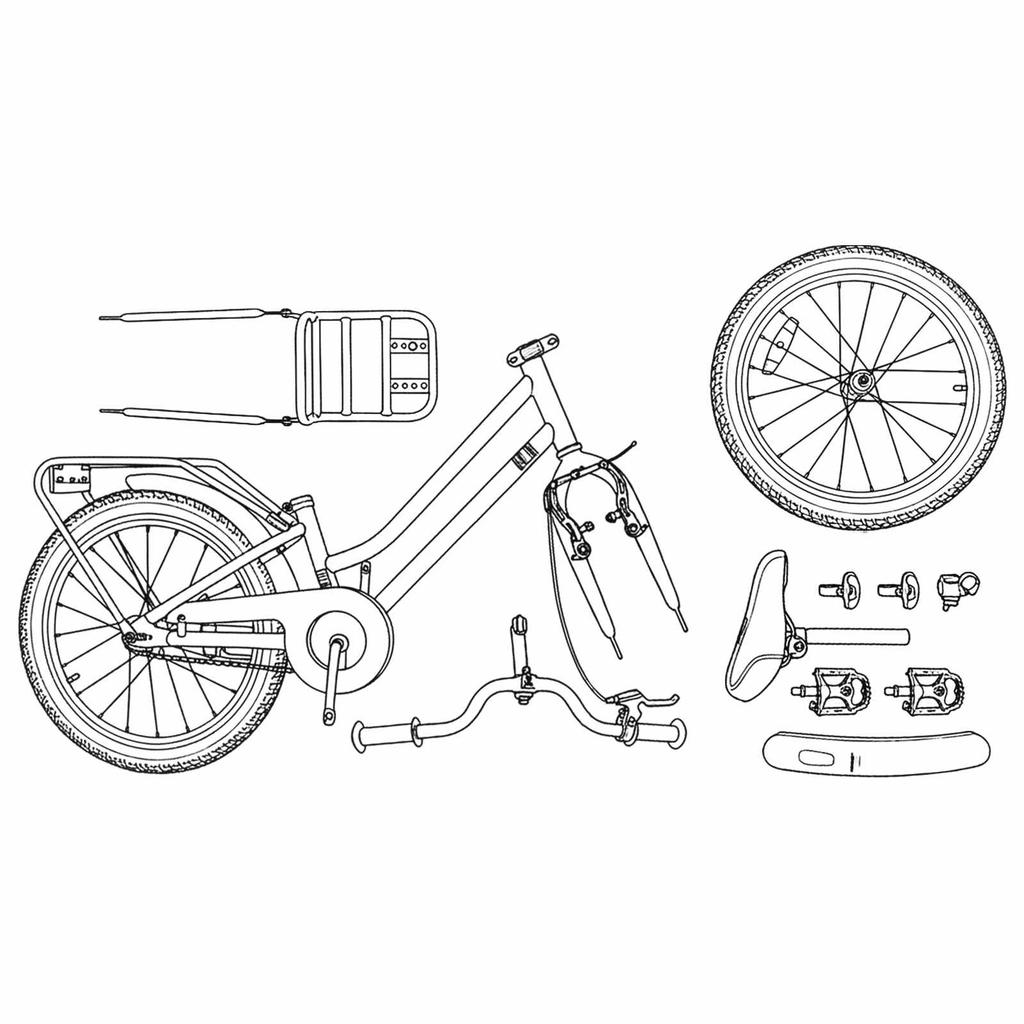 Kids  Bike 18 Inch for Ages 5 7 Dark Blue