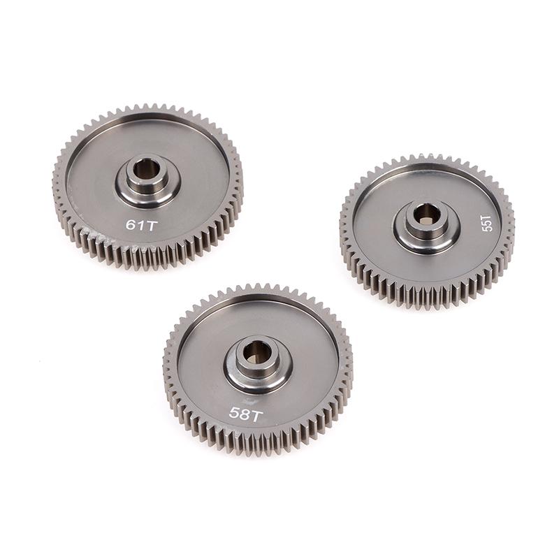 55T 58T 61T High Speed Spur Gear 51004 53665 For Tamiya Tt01 Tt-01 Rc Car Upgrade Accessories