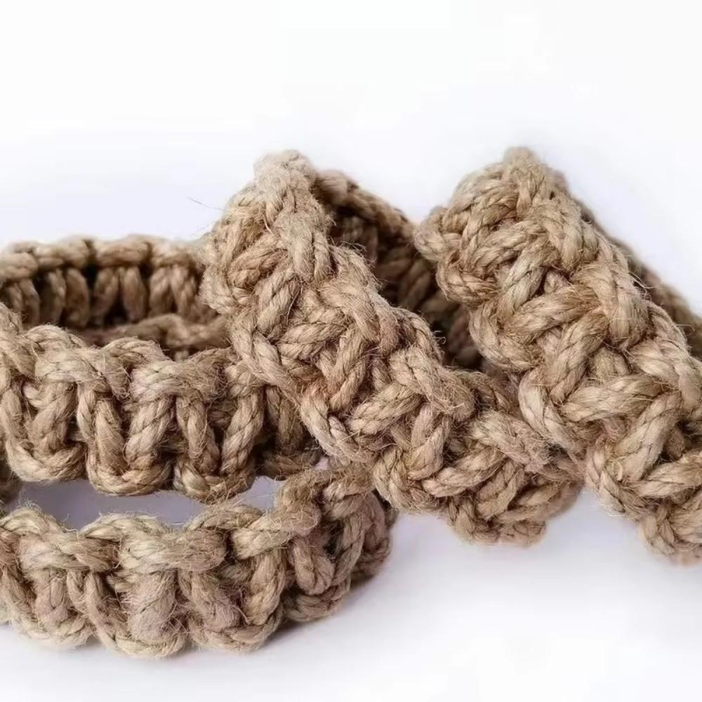 2pcs Linen Curtain Holders Handwoven Curtain Strap Elegant Rope Holdbacks for Living Room Bedroom