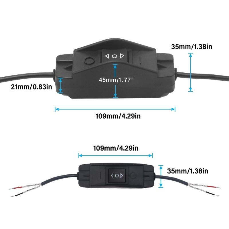 Firm ABS Covered 25A 12V Motor Direction Equipment Featuring Simple Linking And Reliable Function