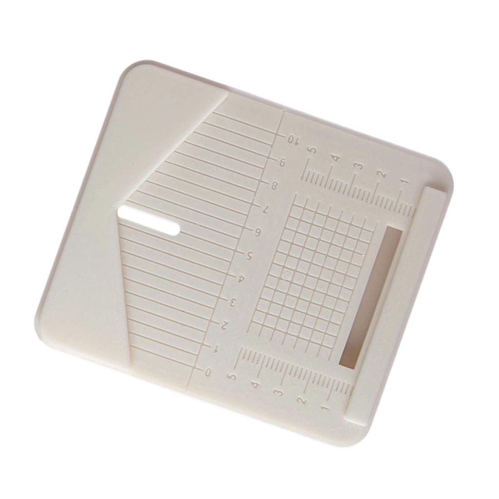 Praktische staubdichte Schreibtischunterlagen für präzises Lochen in weichem Ton, Ohrring-Zubehör-Projekte, Zubehör