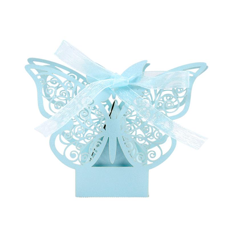 10/20pcs Butterfly Chocolate Candy Box Wedding Gifts for Guests Kids Birthday Party Decoration Supplies Baby Shower Gift Bags