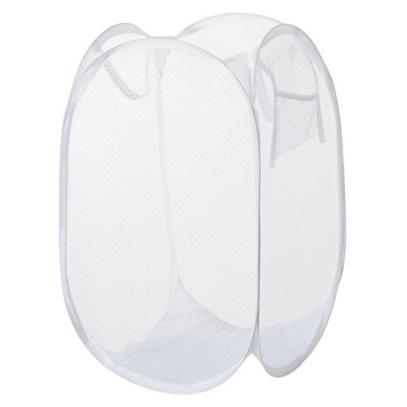 Foldable Mesh Laundry Basket Lightweight Collapsible Clothes Hamper