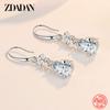 925 Sterling Silver Water Drop Long Dangle Earrings for Women Fashion Jewelry Party Gift