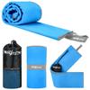 Quick-Drying Microfiber Towel 130X75Cm Small - Blue