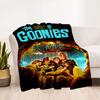 Goonies Adventure Begins Personalized Name Blanket Throw Customizable Blanket Warmthful Decor Versatile for Seaside Bed Couch Picnics All-Season Use
