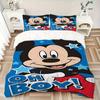 3pcs set Mickey Mouse1pc of quilt cover+2pcs of pillowcase, no core, print bedding, All Seasons Bedroom Setting101