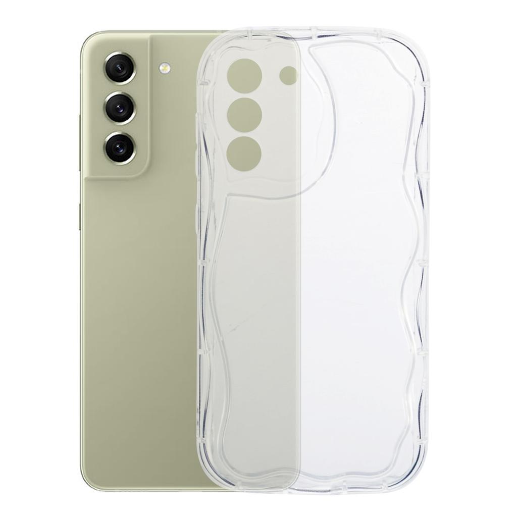 Série YX Pro Samsung Galaxy S21 FE 5G Pouzdro Vlnový design Měkký TPU Kryt na telefon (Přesný výřez)