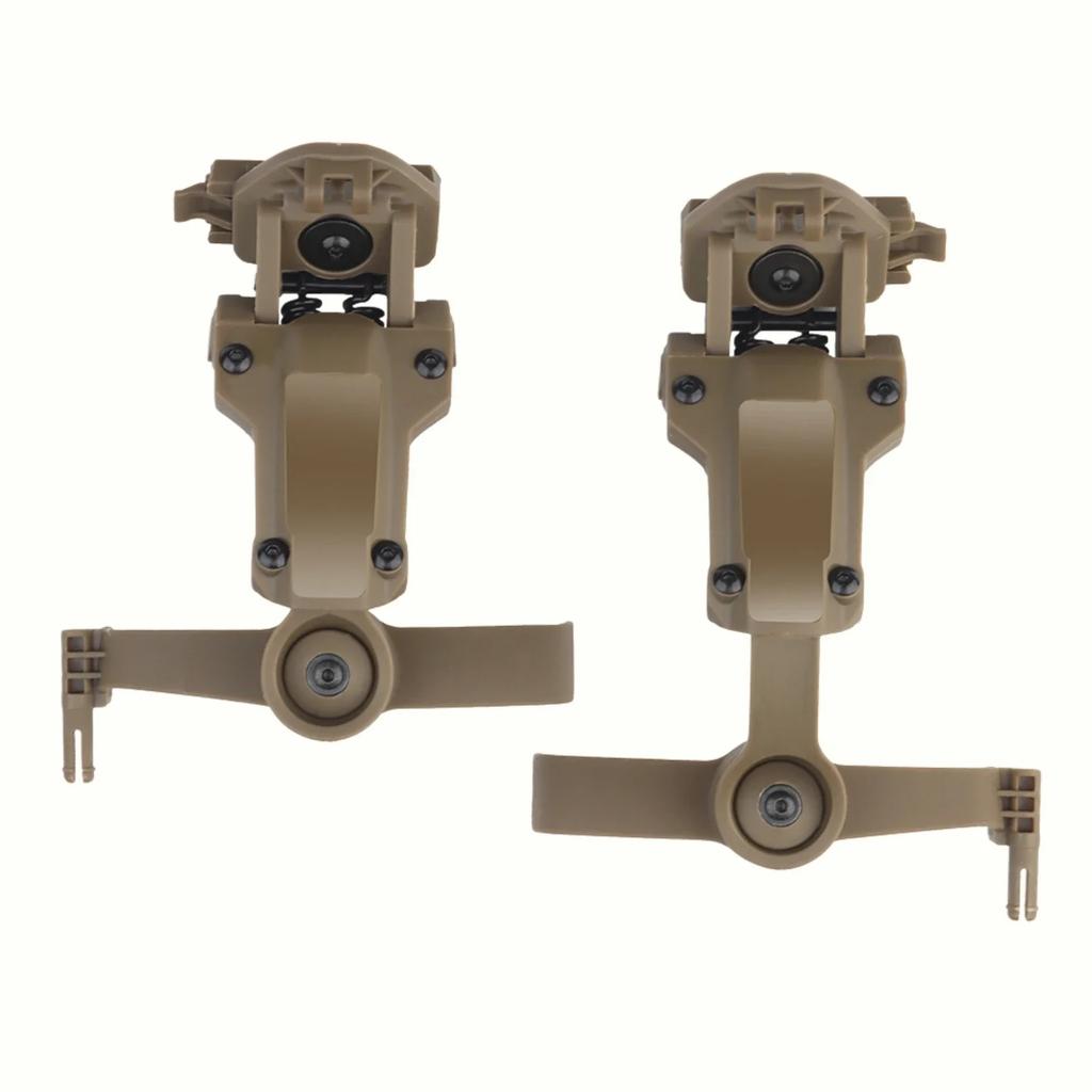 Helmet Rail Adapter For PELTOR ComTac Airsoft Shooting Accessories Headset Mount Fit Ops Core ARC Team Wendy MLOK Rail