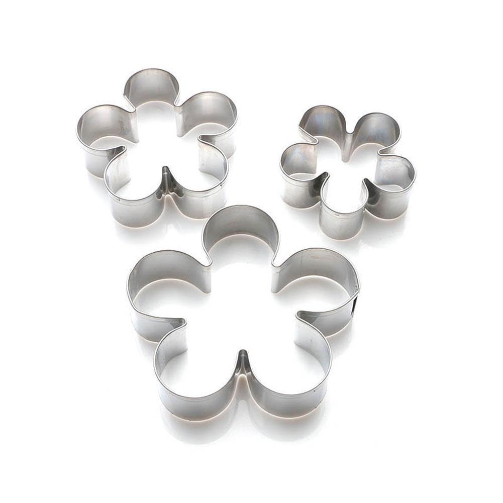 New 5pcs/1set Snowflake Cutter Cookies Stainless Steel Fondant Cake Pastry Mould Biscuit Mold