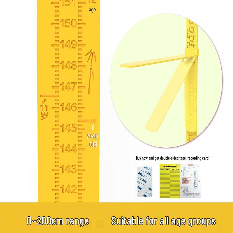 Children's Removable Height Chart Wall Sticker Ruler