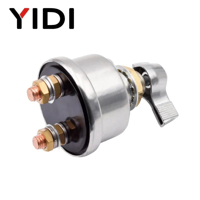 Car Battery Switch Isolator Disconnect Cut Off Kill Main Switch, 12V 24V DC Auto Truck Vehicle Master Power Switch ON OFF