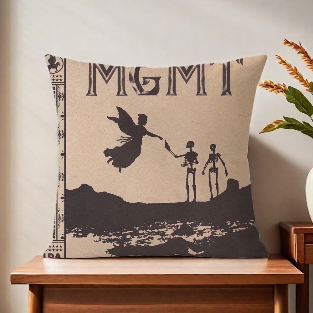 MMGMT Rock Band Cushion Cover For Pillow Printing Sofa Decoration Home Car Room Coffee Shop Office Nordic Simplicity