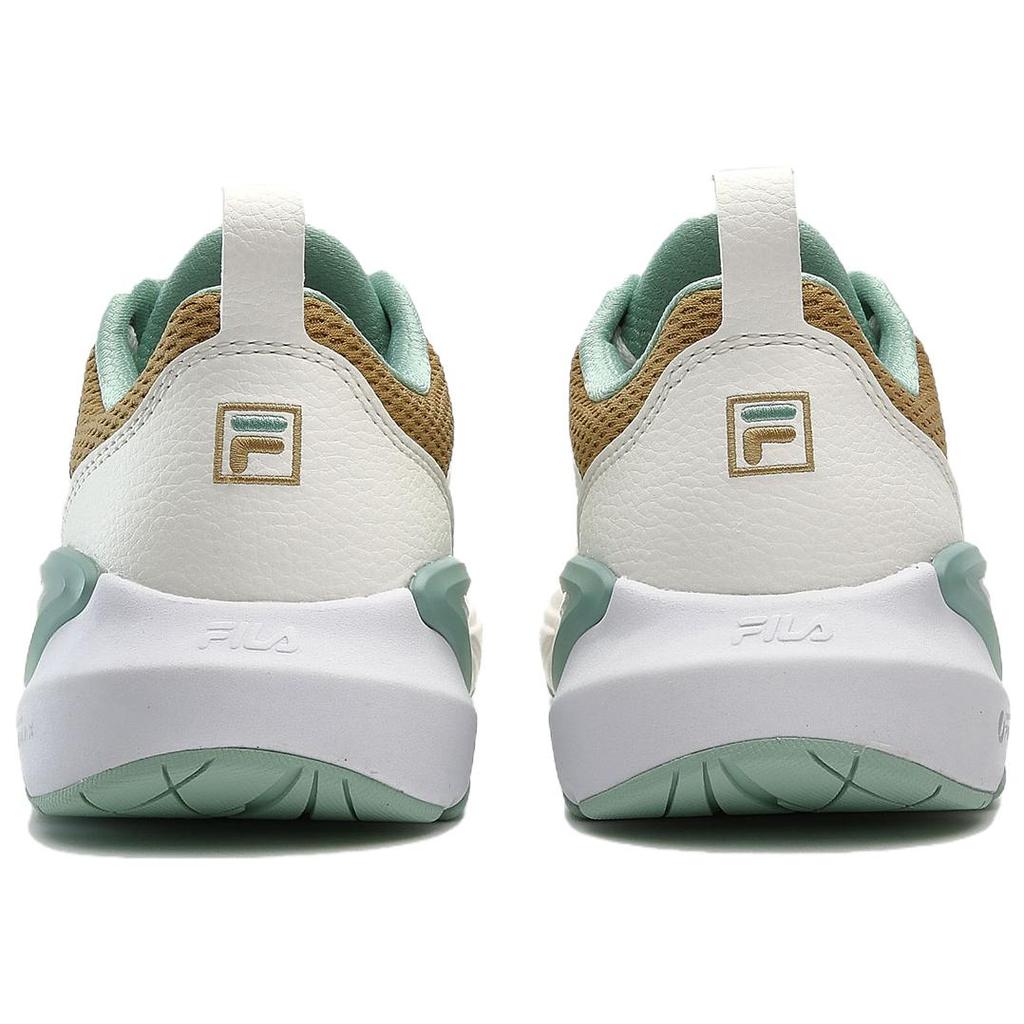 Fila Pacer Aerobic Fitness Shock Absorption Low-Top Training Shoes Women Sneaker White Green A12W331403FSC