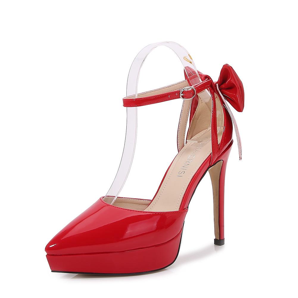 French Style Thin Stiletto Pumps 2026New Bow Design Versatile European Sexy Shallow Mouth Pointed Toe Women Dress Shoes WZ-F1315-6