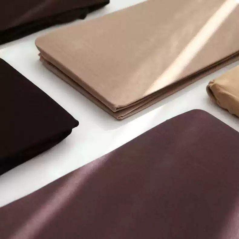 Vintage Chokladbruna Tights för Vår-Höst - Sammet Sexiga Slimmande Benförskönande Anti-Masklöpning Matta Tights