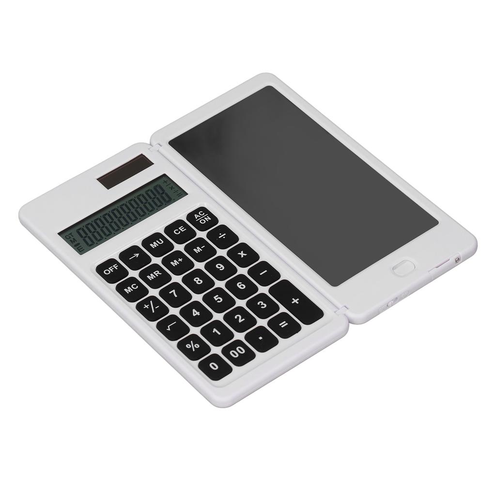 Desk Calcultor Solar Powered Multifunctional Desktop Calculator with Writing Tablet