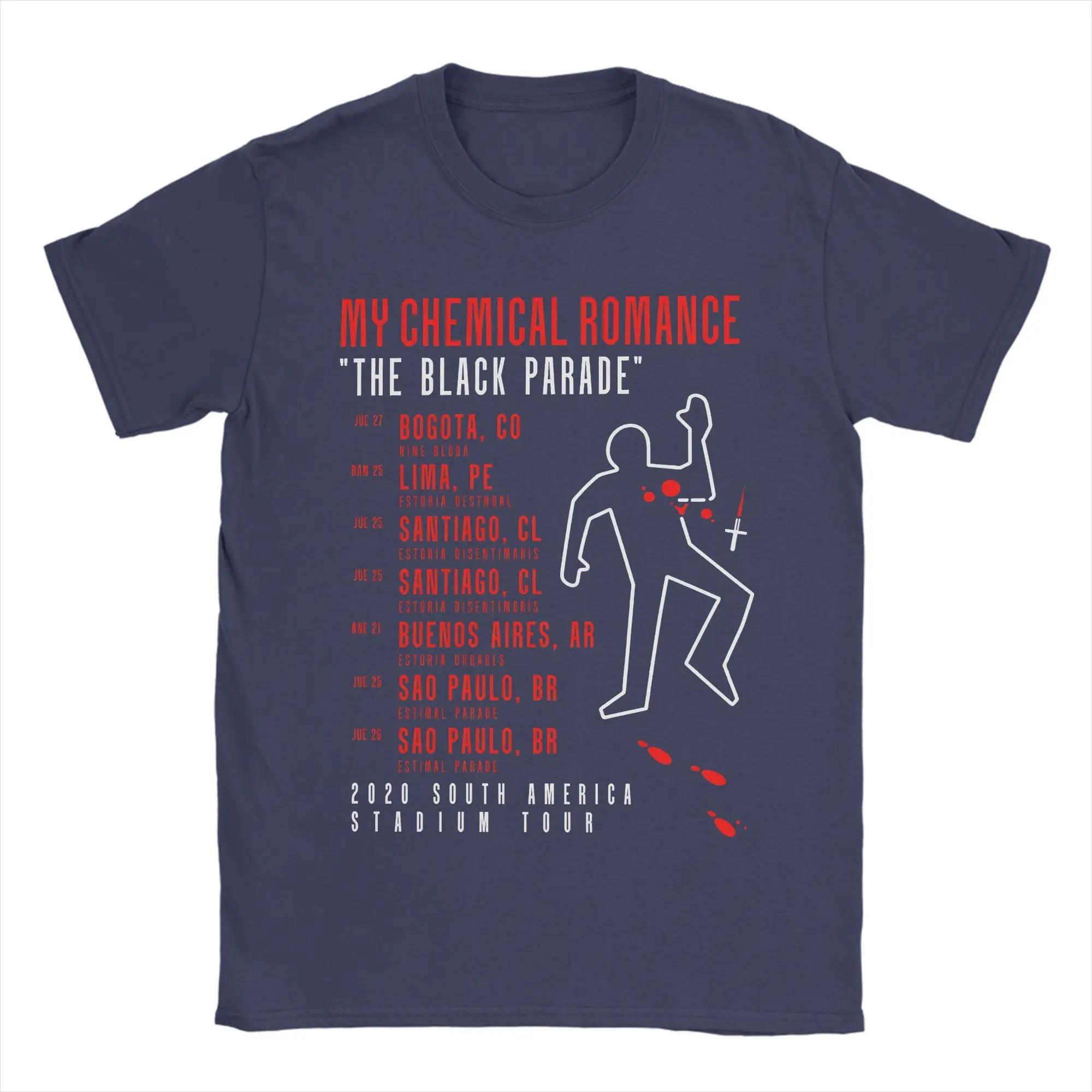 

2026 Summer My Chemical Romance Tour Trendy TShirt Mens 100 Cotton Y2K Vintage Oversized Short Sleeve Top Women Men Tshirt 4XL