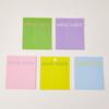 50Pcs Colorful Cardboard Jewelry Packaging Bag Card Paper Hair Clip Jewelry Display Card Diy Hair Accessories Packaging Card