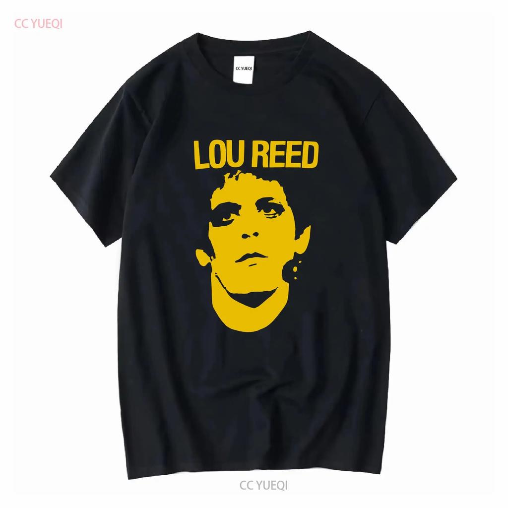 NEW LISTING 80 s Lou Reed Rock Roll Animal T Shirt black tee NH7029 vintage Washed fashion homme Stretched Stylish